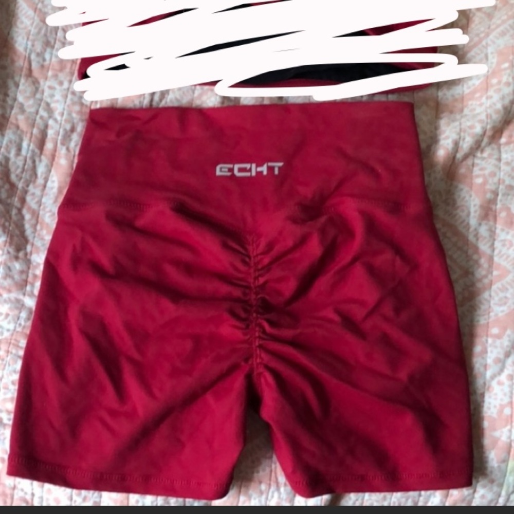 ECHT scrunch butt spandex shorts
